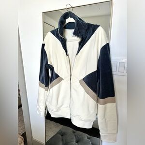 ZARA Men’s Corduroy Colorblock Zip-up Jacket